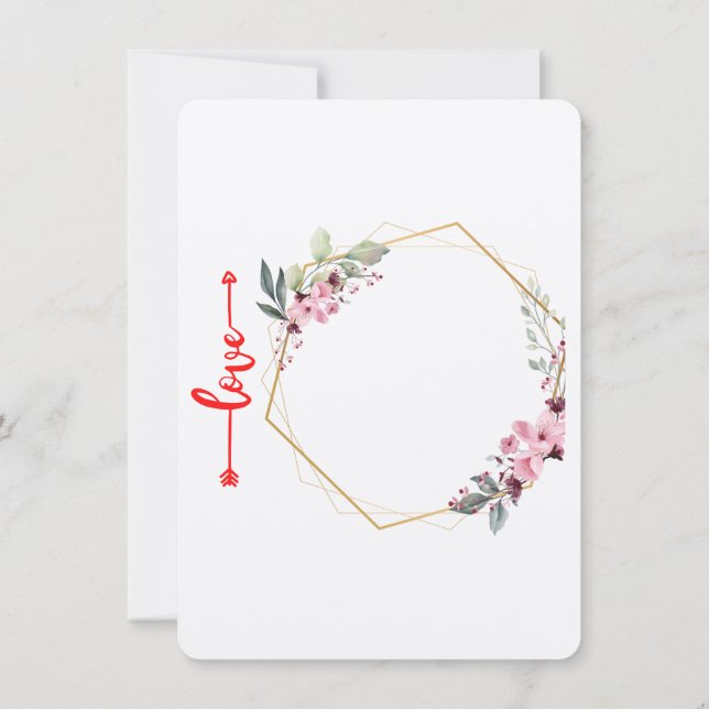 Tarjeta de fecha plana de 3,5" x 5" (Reverso)