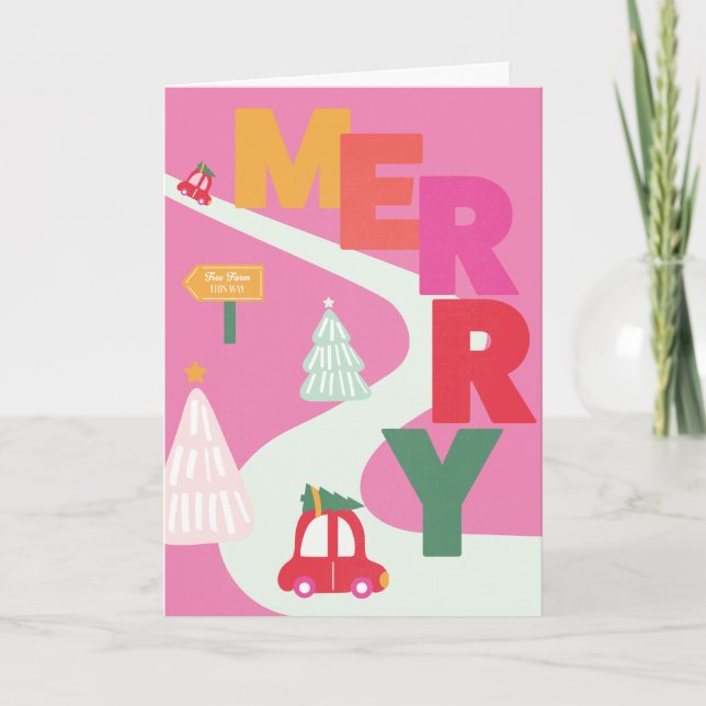 Tarjeta de Felices Fiestas (Anverso)