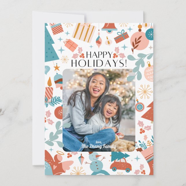 Tarjeta de Felices Fiestas (Anverso)