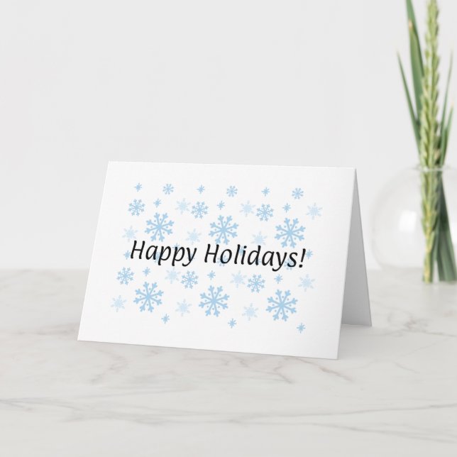 Tarjeta de Felices Fiestas (Anverso)