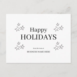 Tarjeta de Felices Fiestas Simple