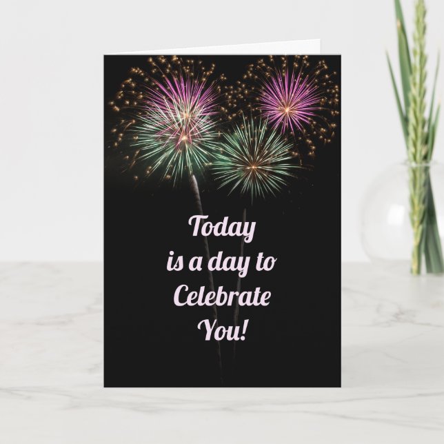 Tarjeta de felicitación (Anverso)