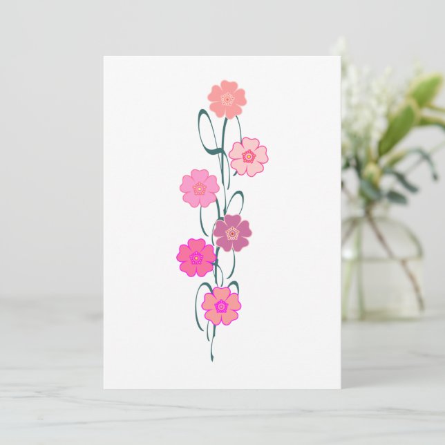 Tarjeta de felicitación (Anverso de pie)