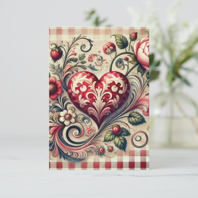 tarjeta de felicitación (Anverso de pie)
