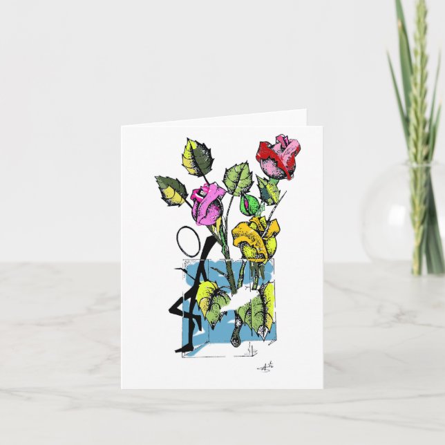 tarjeta de felicitación (Anverso)