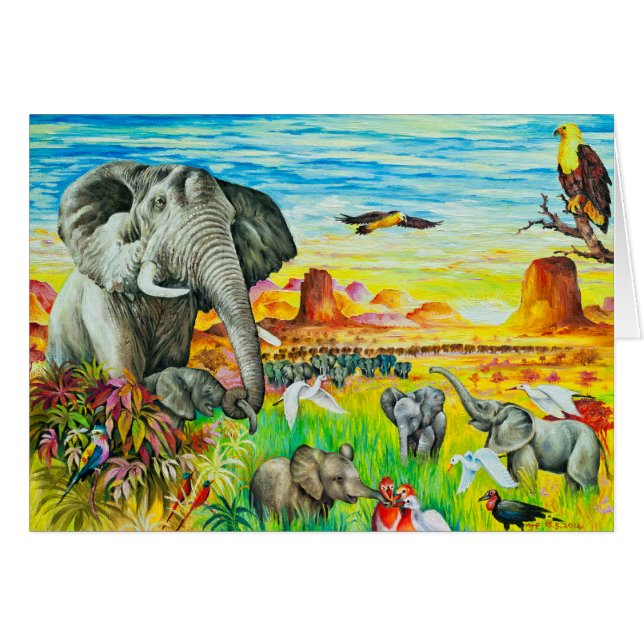 Tarjeta de felicitación (Anverso (Horizontal))