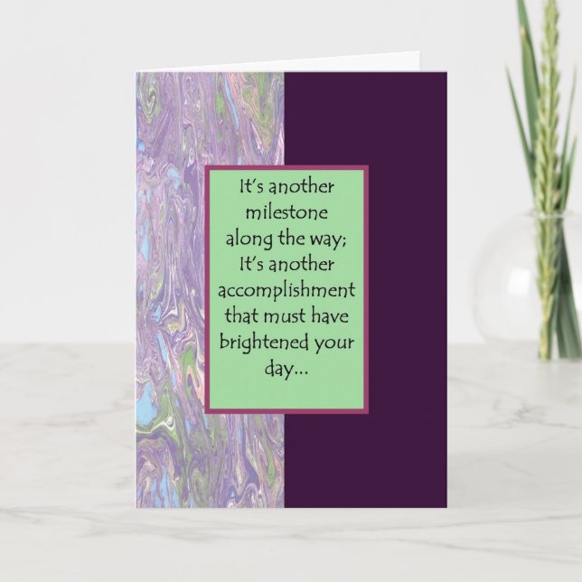 Tarjeta de felicitación (Anverso)