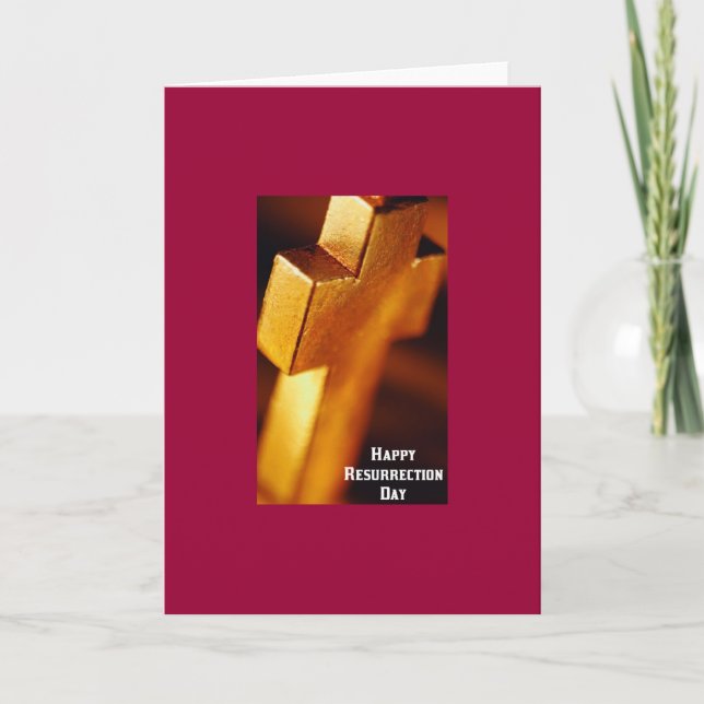 Tarjeta de felicitación 14 del Día de Resurrección (Anverso)