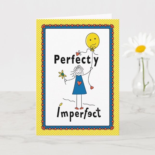 Tarjeta de felicitación 1B_Imperfecta 5"x7" (Planta pequeña)