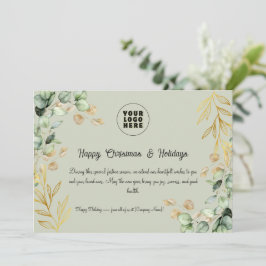 Tarjeta de felicitación 2025 para Navidades corpor