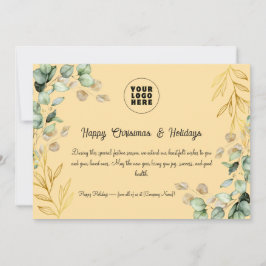 Tarjeta de felicitación 2025 para Navidades corpor