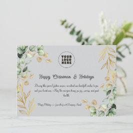 Tarjeta de felicitación 2025 para Navidades corpor