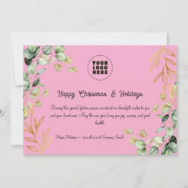 Tarjeta de felicitación 2025 para Navidades corpor