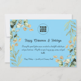 Tarjeta de felicitación 2025 para Navidades corpor