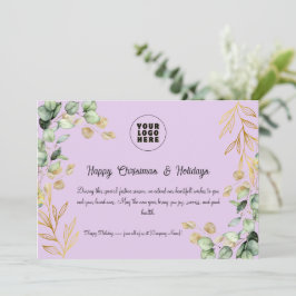 Tarjeta de felicitación 2025 para Navidades corpor