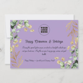 Tarjeta de felicitación 2025 para Navidades corpor