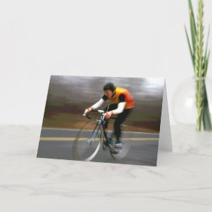 Tarjeta de felicitación #2 de la bicicleta