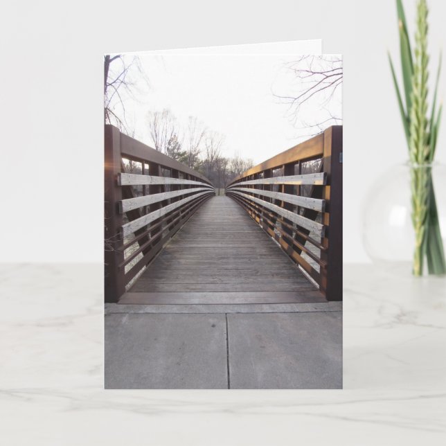 Tarjeta de felicitación #2 "Puente Dundas al atard (Anverso)