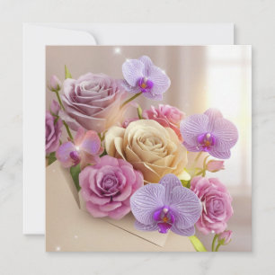 Tarjeta de felicitación 3D Splendor Springtime con