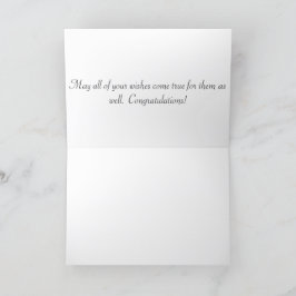 Tarjeta de felicitación 5x7. Felicitaciones. ocelo