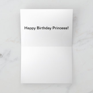 Tarjeta de felicitación 5x7. ¡Feliz cumpleaños, Pr