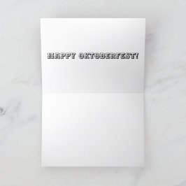 Tarjeta de felicitación 5x7. Feliz festival de okt