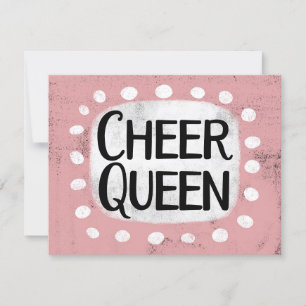 Tarjeta de felicitación a la Reina