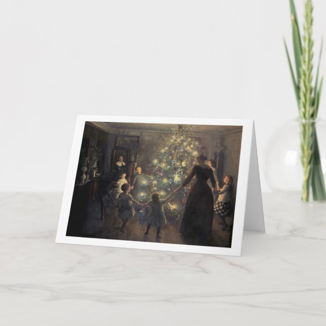 Tarjeta de felicitación a los Navidades (Anverso)