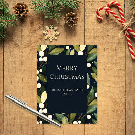 Tarjeta de felicitación a los Navidades de la Mari