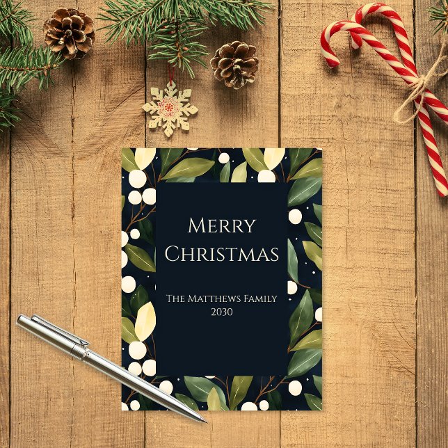 Tarjeta de felicitación a los Navidades de la Mari (Christmas (non-photo) postcard)