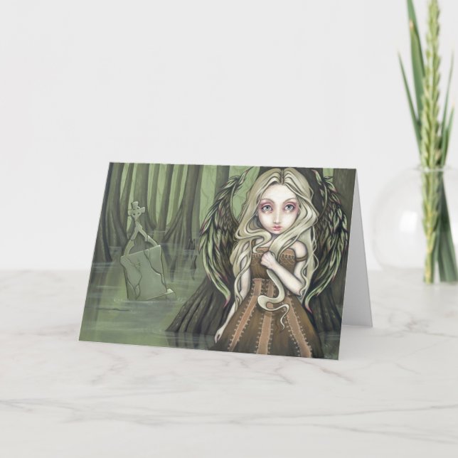 Tarjeta de felicitación "A Tomb in the Swamp" (Anverso)