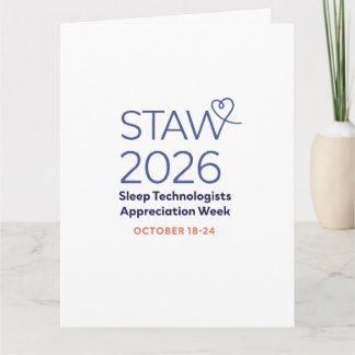 Tarjeta de felicitación AAST STAW
