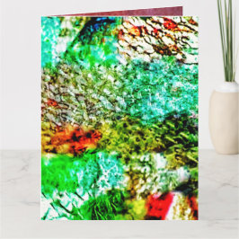 Tarjeta de felicitación abstracta brillante y calm