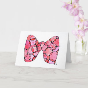 Tarjeta de felicitación - acuarela NGA - tiroides