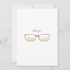 Tarjeta de felicitación adaptable de los vidrios y