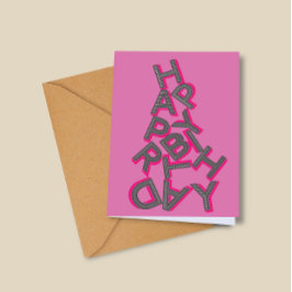 Tarjeta de felicitación Aesética Feliz Cumpleaños