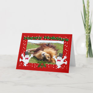 Tarjeta de felicitación africana del navidad del