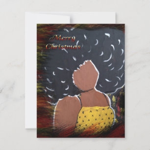 Tarjeta de felicitación afroamericana