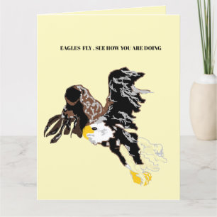 Tarjeta de felicitación: Águila calva estadouniden