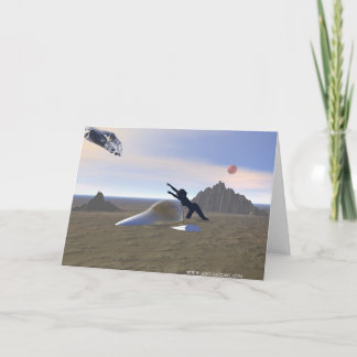 Tarjeta de felicitación ahorrada