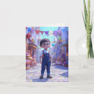 Tarjeta de felicitación Ai "Happy Birthday"