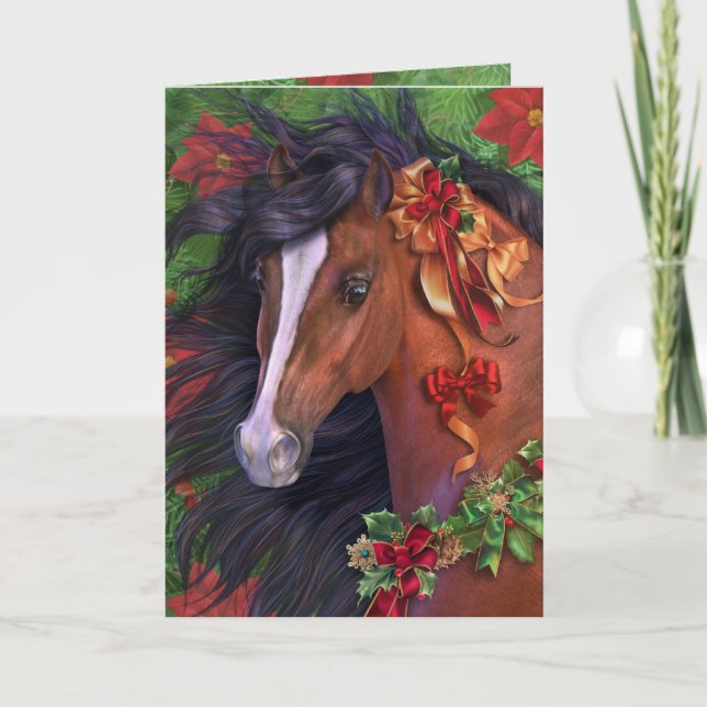 Tarjeta de felicitación "Alegría de Navidad" (con  (Anverso)