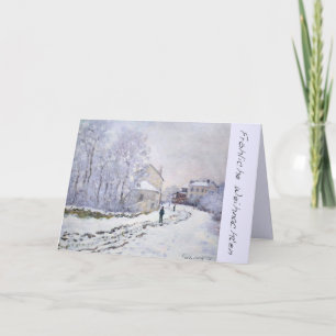 Tarjeta de felicitación alemana Fröhliche Weihnach