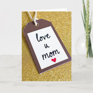 Tarjeta de Felicitación Ama a Mamá