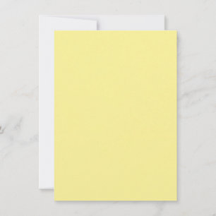 Tarjeta de felicitación amarilla pastel personaliz