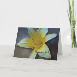 tarjeta de felicitación amarillo claro