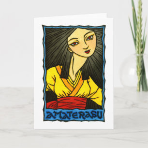Tarjeta de felicitación Amaterasu