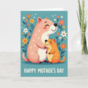 Tarjeta de Felicitación Amigos Manchados
