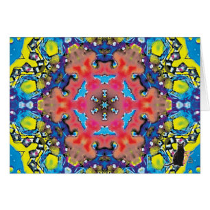 Tarjeta de felicitación Amonium Kaleidoscope
