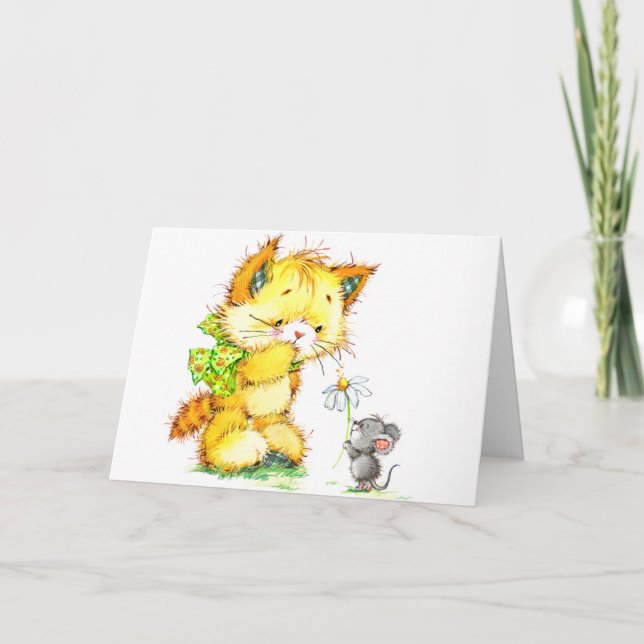 Tarjeta de felicitación - Amor, Amistad, Familia (Anverso)